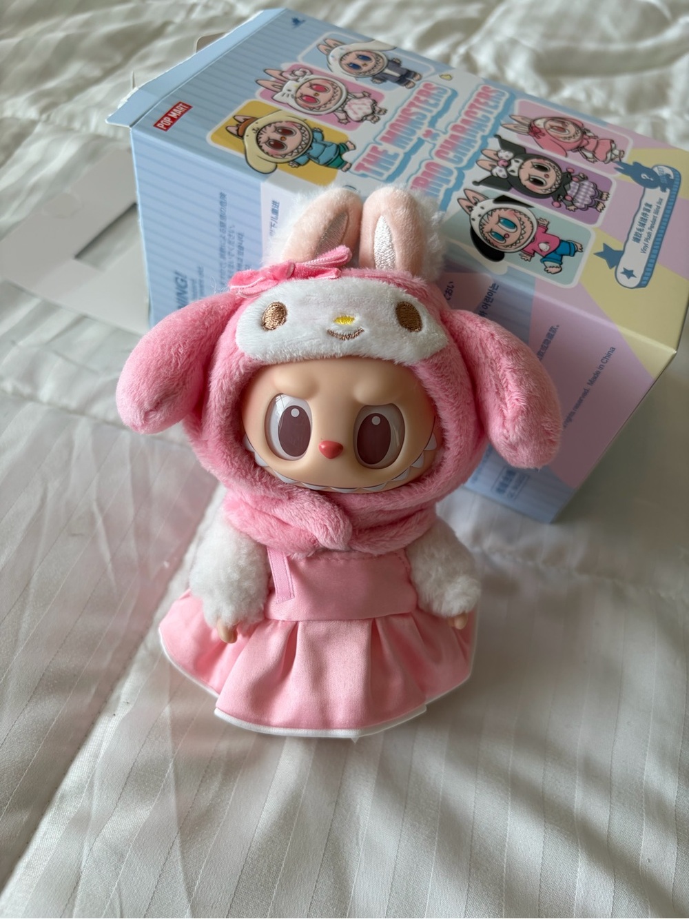 POP MART Labubu x Sanrio Hello Kitty Plush Pendant - My Melody